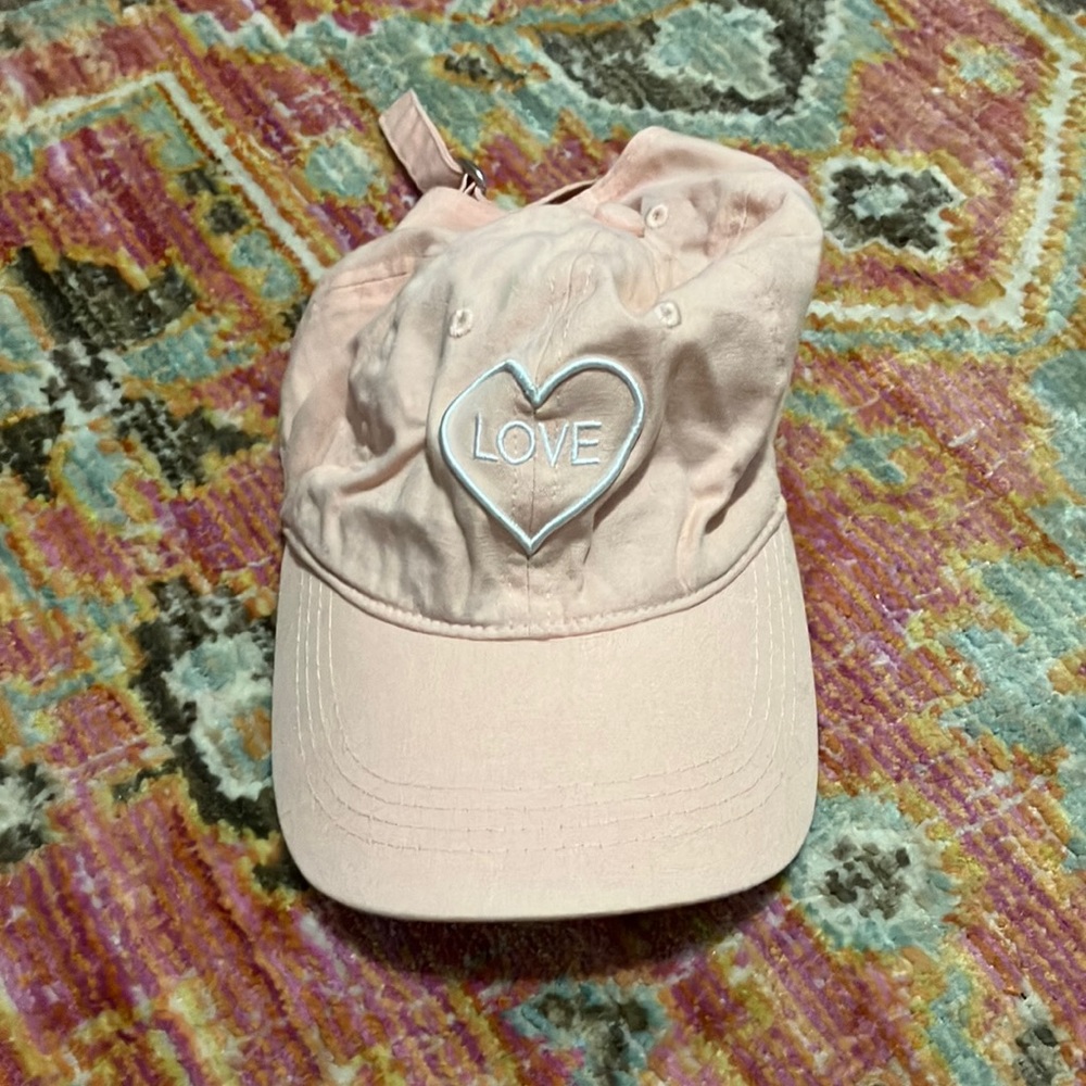 Old navy pink love hat